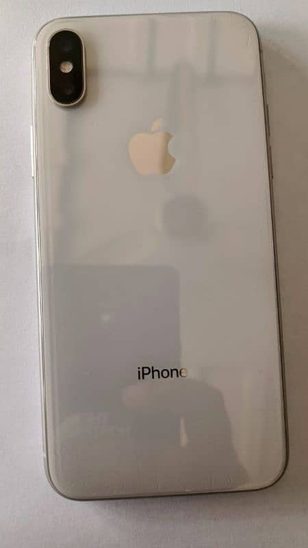 Iphone X Used 64Gb non PTA Silver color panel break 2