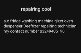 a. c fridge repairing kara ni hai call kare visit charges R. S 500