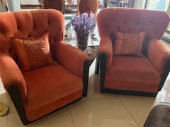 2 pair sofas