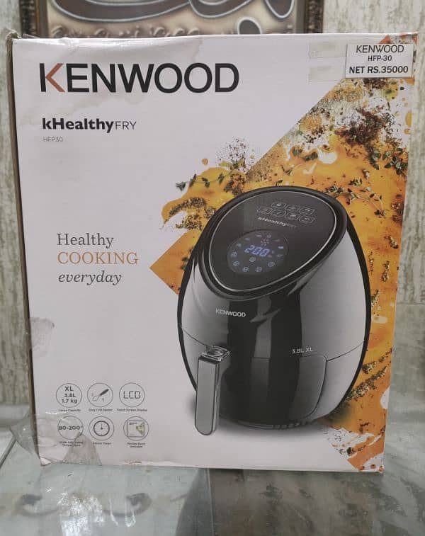 Kenwood Air Fryer – 3.8L XL – Digital Touchscreen – Like New! 2