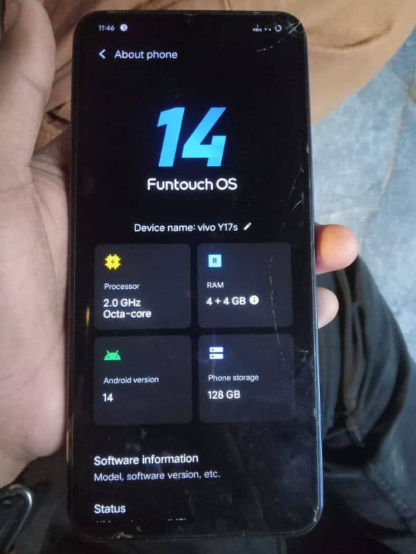 Vivo Y17s  8/128 out of country set hai 5