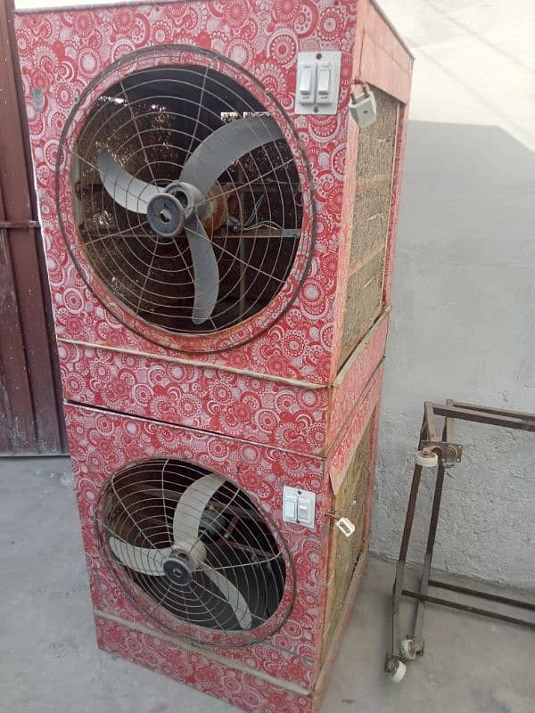 Air coolers with supply and cooler stand 1