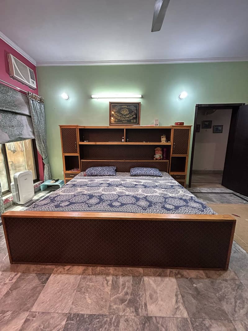 Bed Set//king Size Bed//Wooden Bed With 2 Side Tabe//Bed With Mattress 7