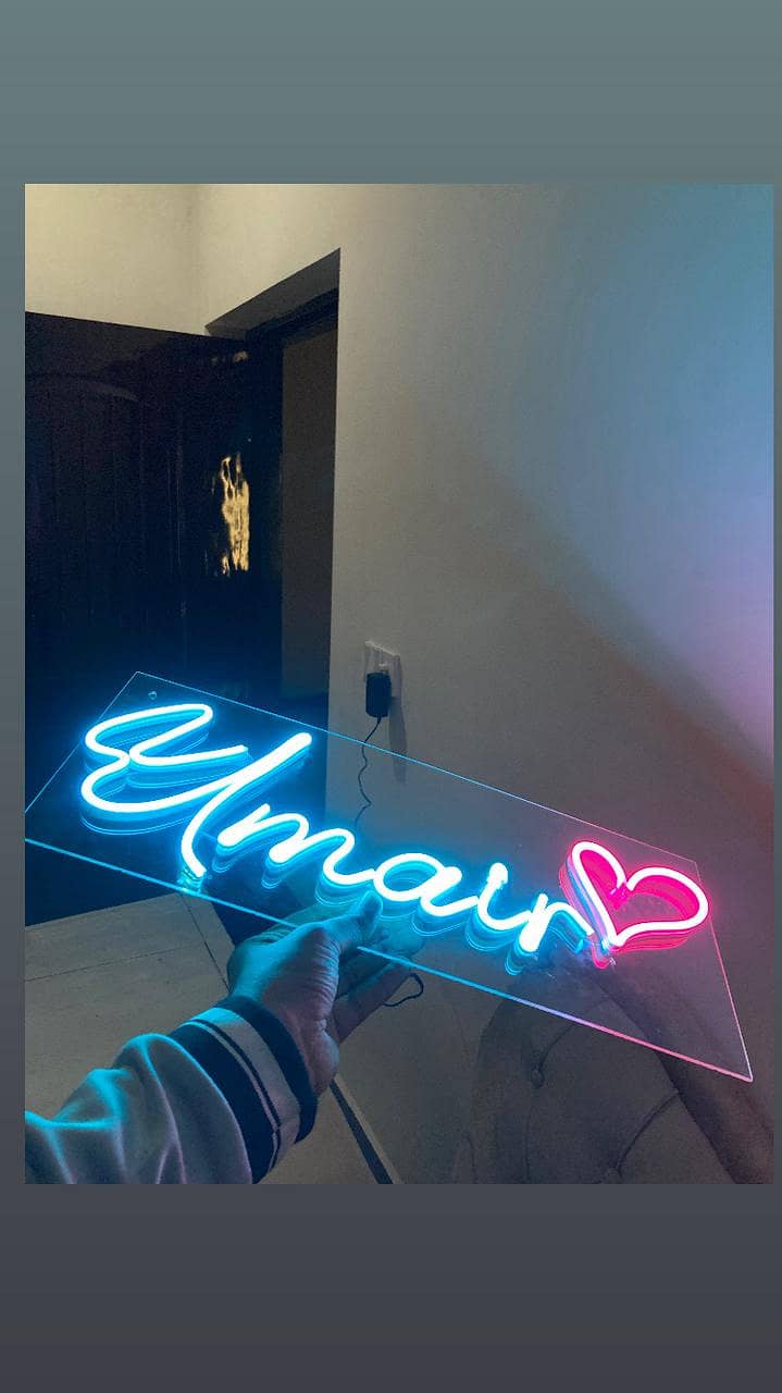 Acrylic sign, Neon Lights,Neon Sign ,3d sign board 15