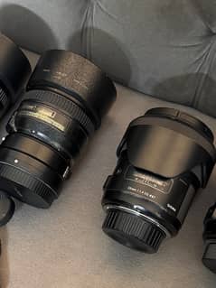 Nikon 1.4 50mm and 35mm Sigma 1.4