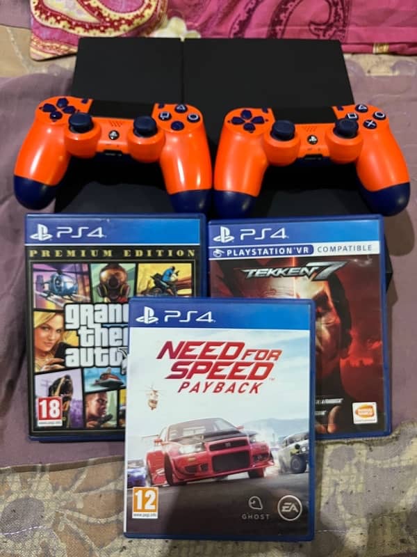 ps4 500gb with games 1