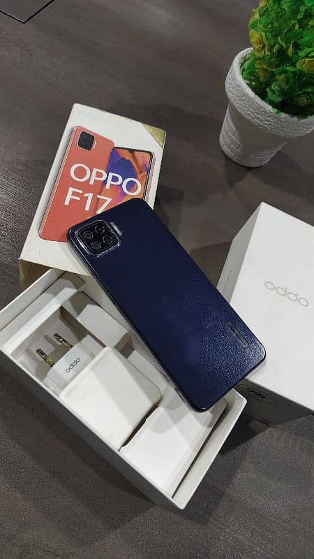 Oppo f17 8gb/128 with box 8.5/10 condition 1