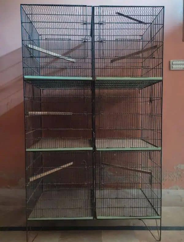 Birds Cage 4.5ft x 3ft in Good condition 1