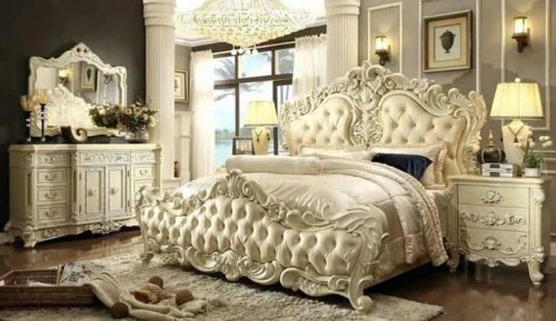 #Cushing bed set#Chinioti bed design#king size bed#wooden bed design 14