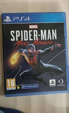 Miles Morales - Spiderman. (ps4 disk)