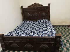 Wooden bed