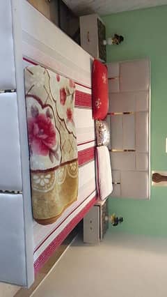 Quality Double Bed with Like-New Mattress for Sale - Rs. 40,000