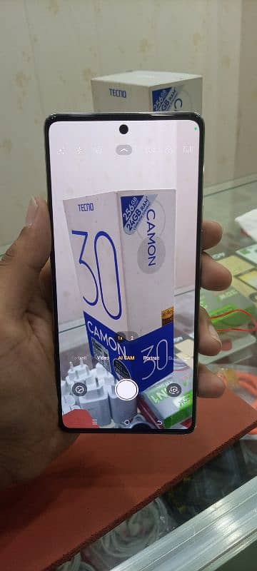 Camon 30 Just box open 12+12Ram/256gb Memory 70Volts fast charger 3