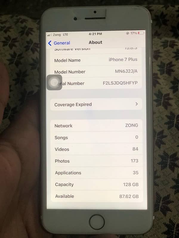 iPhone 7 Plus 10/10 condition 128 GB memory Pta proved home use mobile 2