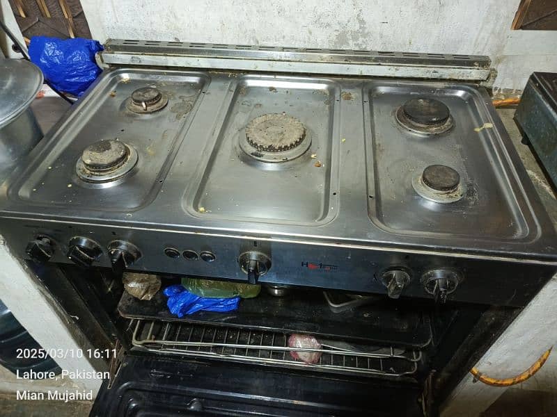 HOT POINT cooking range all ok ha urgent sale 5