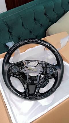 Forged carbon Honda vezel/grace/city full option complete steering