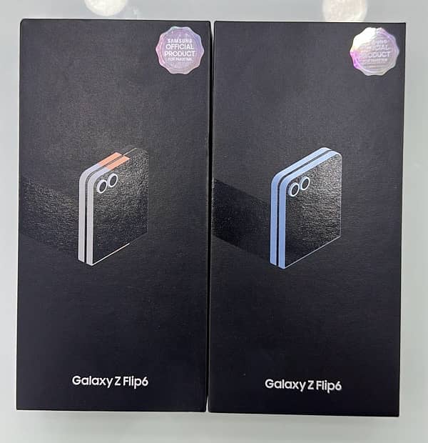 Z Flip 6 Box Pack 12Gb Ram 512Gb Rom Pta Approved 1 Year Warranty 0