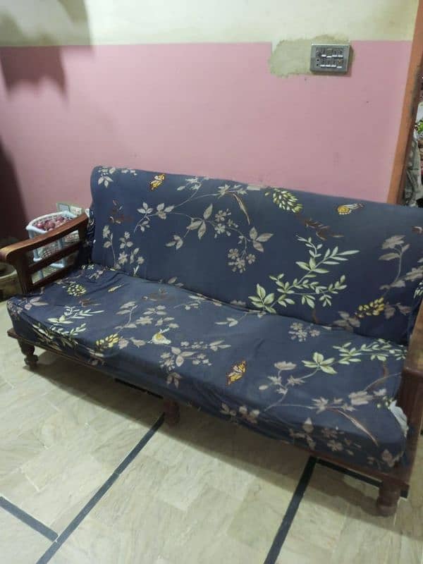 solid wood 5setar sofa set with dewan saeety 9