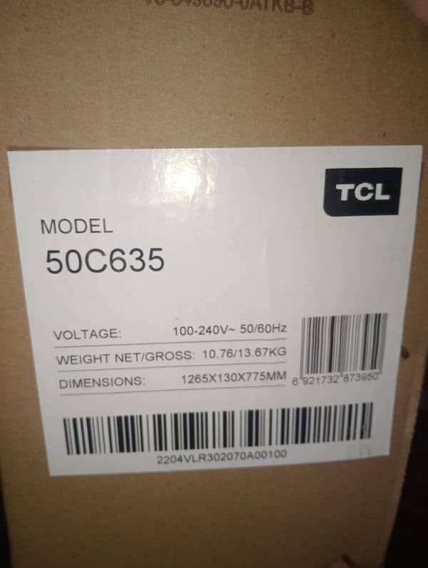 TCL 50Inch QLED for sail 03017419166 6