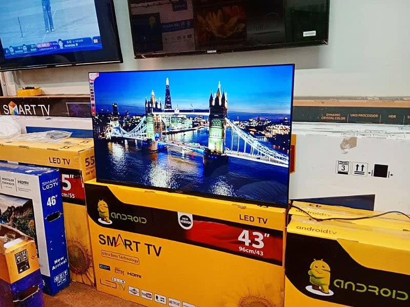 43 INCH SMART LED TV YOUTUBE LIVE STREAMING WITH WIFI ANDROID TV 0