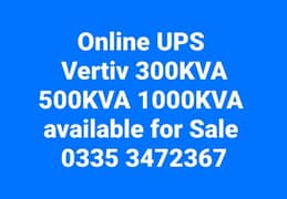 Online UPS 1000KVA 500KVA 300KVA 200KVA 100KVA 120KVA 160KVA 1MW AVR