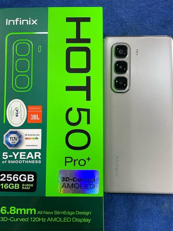 My infinix hot 50pro + 11 months warrenty 1