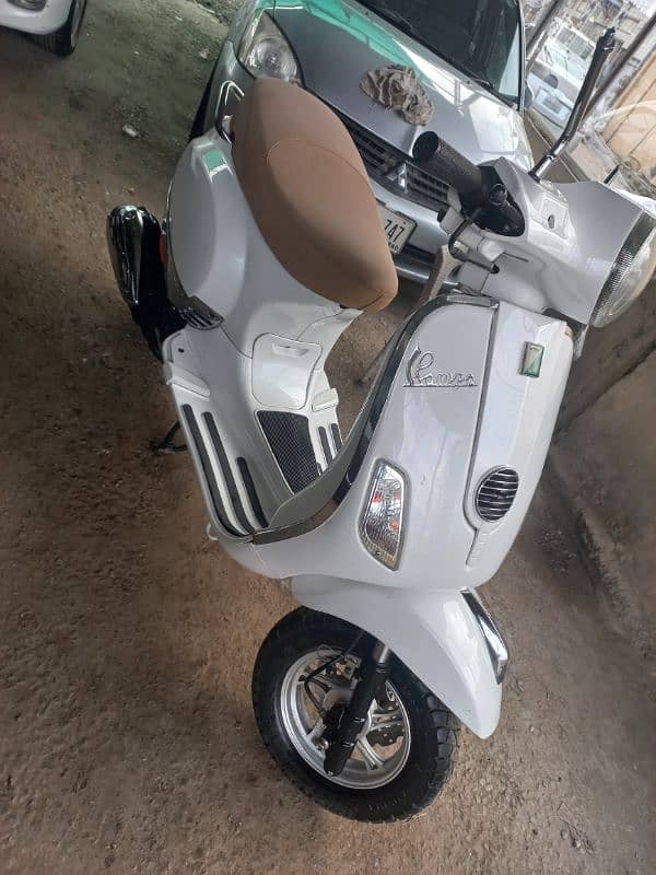 new Asia ramza 100cc Scooty petrol unused isld registered own name 4