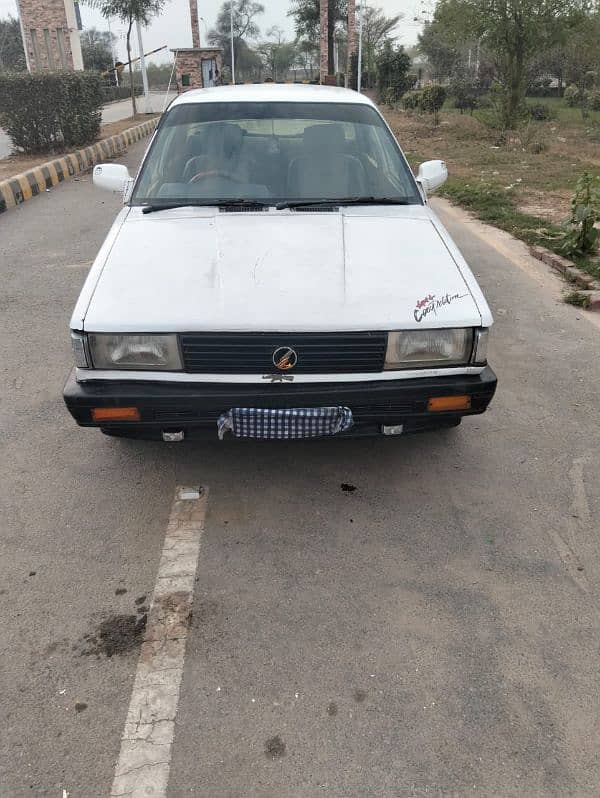 Nissan Sunny 1989 all documents cler 03067531413 call & whtap 4