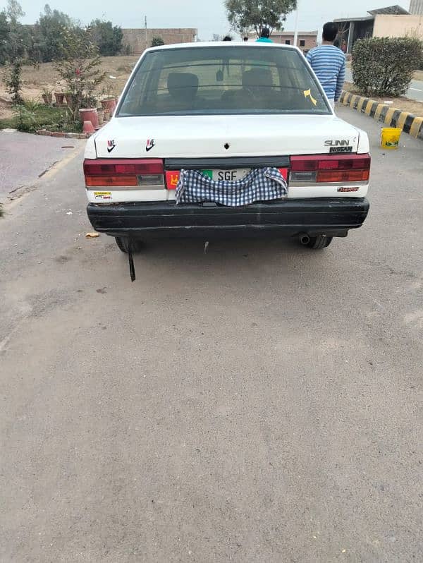 Nissan Sunny 1989 all documents cler 03067531413 call & whtap 5