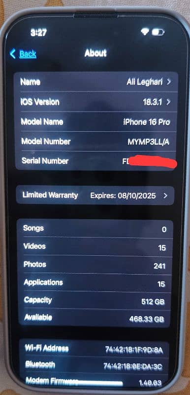 Apple iPhone 16 Pro 512 GB (Jv) 7