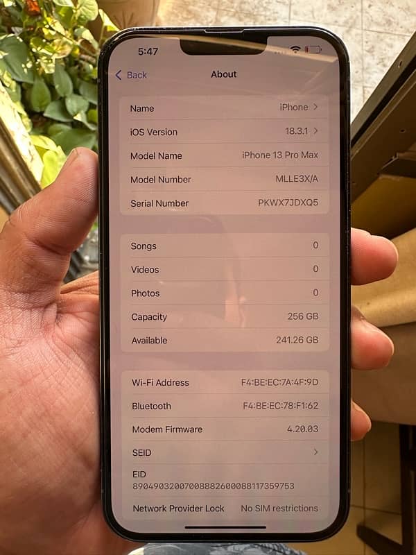 Iphone 13 Pro Max Non PTA 256gb 7