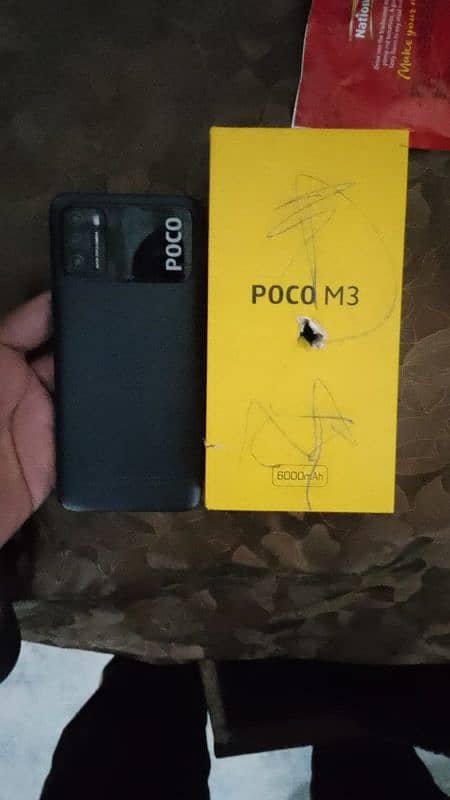 poco M3 6 128 complete box 3