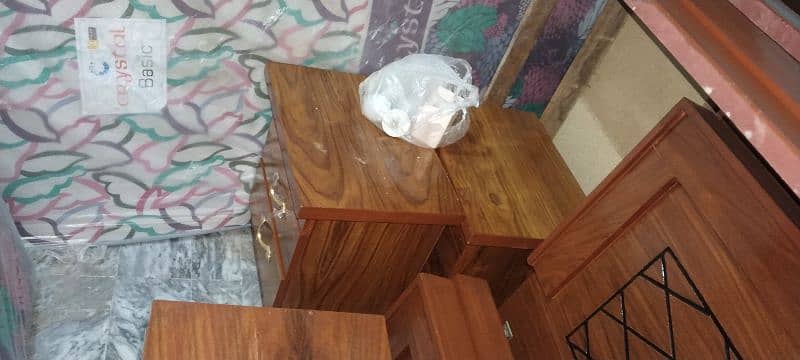 single bed + mattress+ side table for sale. 5