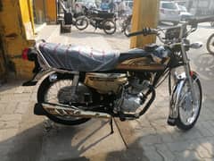 Honda CG125 Self start Gold Edition open invoice