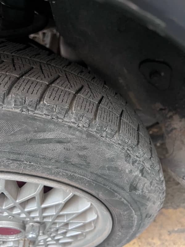 13 size Japanese BBS alloy rims and tyres good condition 3