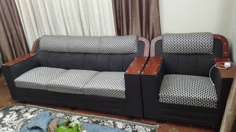 Wooden sofa set 1