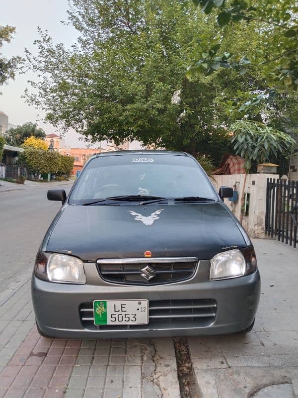 Suzuki Alto 2012 bumper to bumper total genuine 0