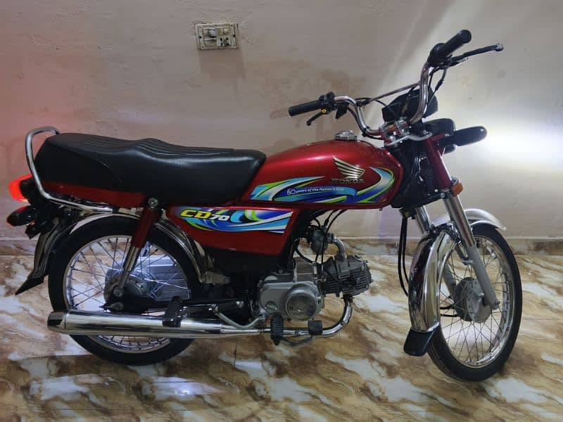 honda cd 70 in new condition for sale 0