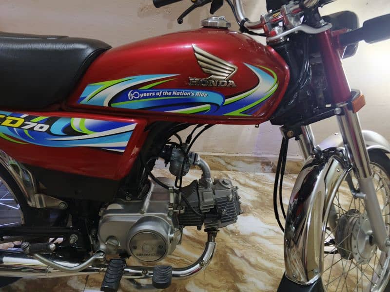 honda cd 70 in new condition for sale 1