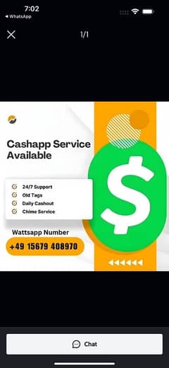 CASHAPP on low percentage