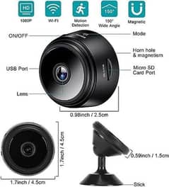 Hidden Security Mini Camera , Night Vision Mode Available, 4k Quality