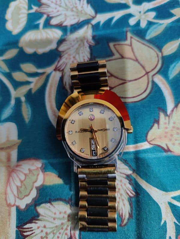 rado diastar gold only bezel broken 0