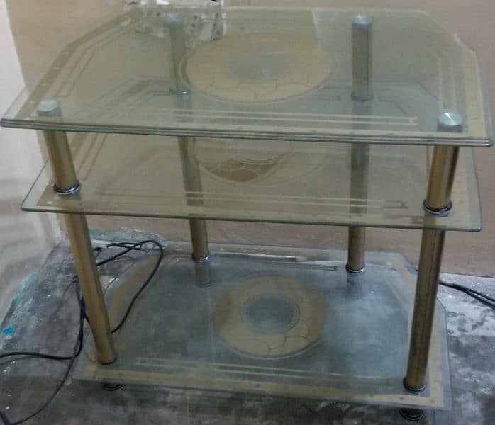 Glass Table for Computer / TV 0