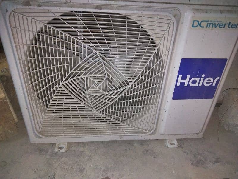 Haier DC inverter AC 1 TON 2 months used urgent sale 8