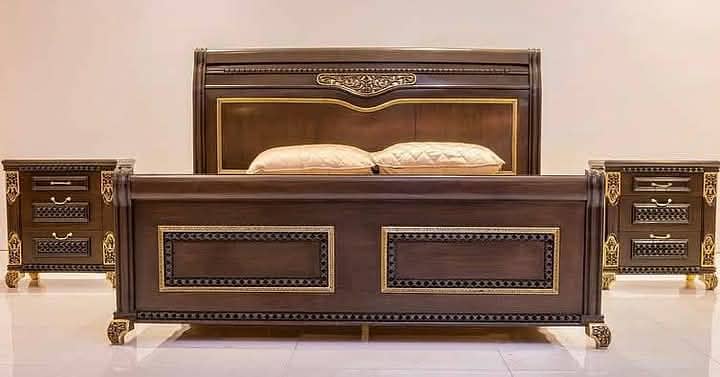 Shisham bed/king size bed/dressing table/bed set/wooden bed/furniture 0