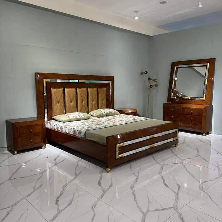 Shisham bed/king size bed/dressing table/bed set/wooden bed/furniture 7