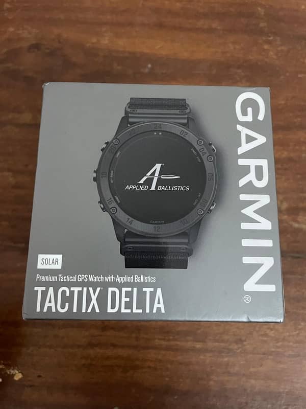 Garmin Tactic Solar Delta and Ballistics Also 8