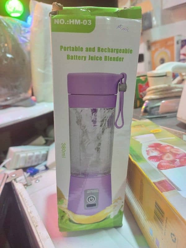 Rechargeable juicer 7