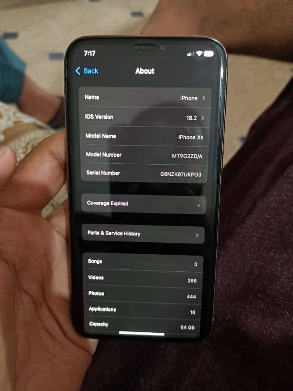 iPhone xs PTA 5