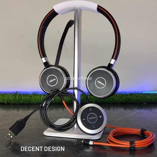 Jabra Evolve Evolve2 65 40 30 20 75 85 Headphone Headset Clear 7